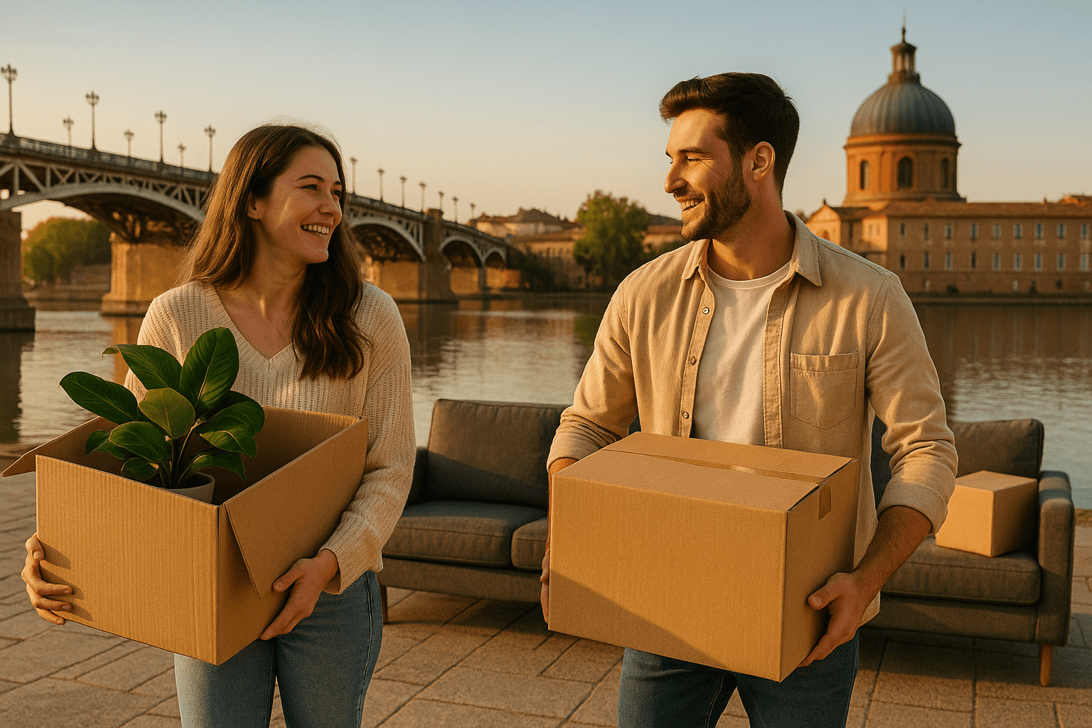 Emménagement à Toulouse